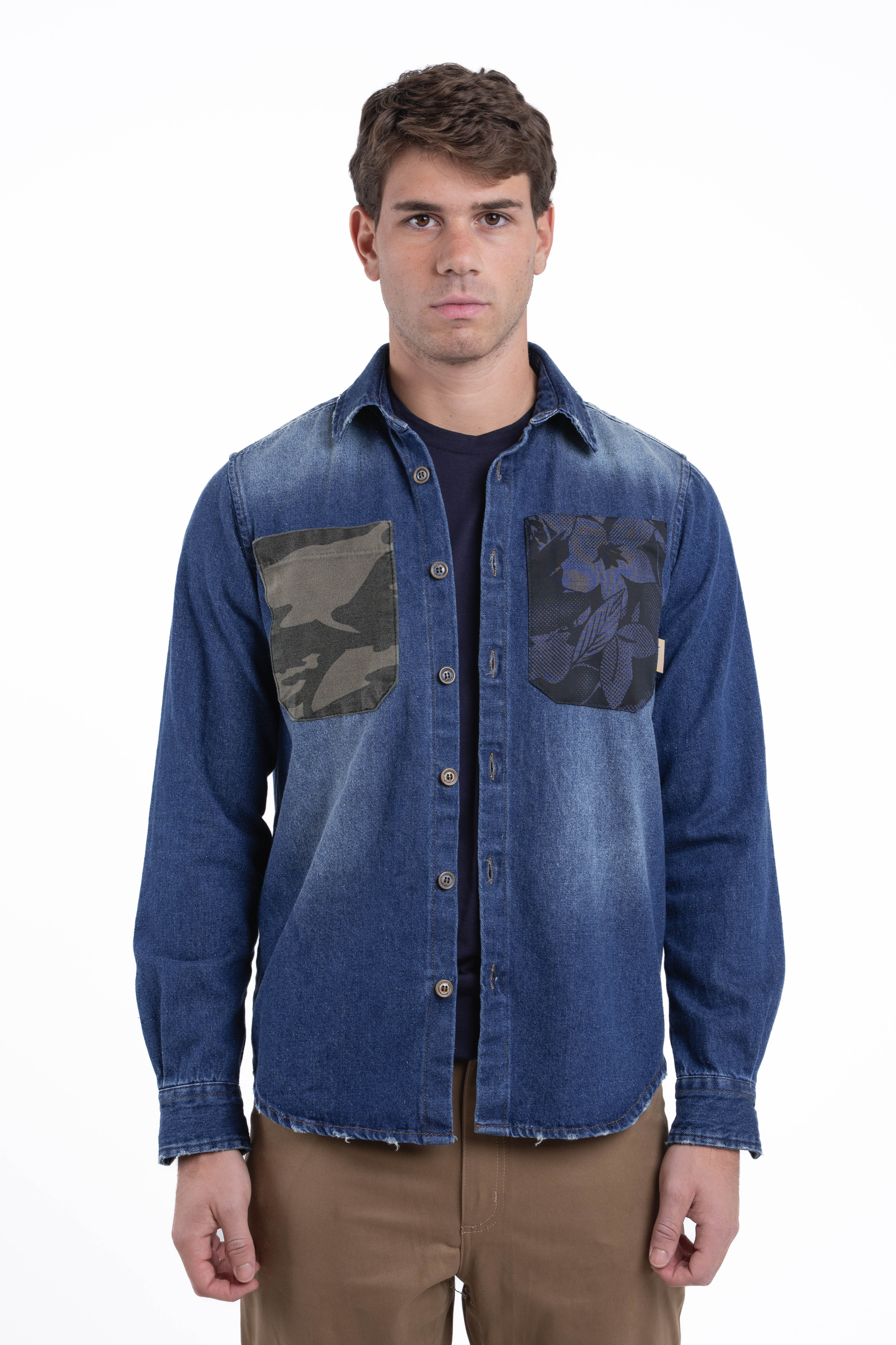 Camicia Denim loose Velvet NE03