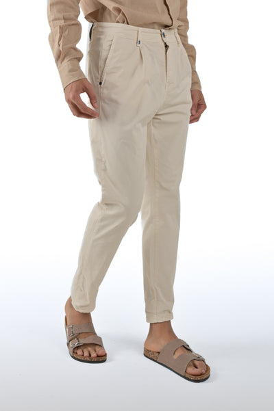 New Private Cream tapered trousers SS25