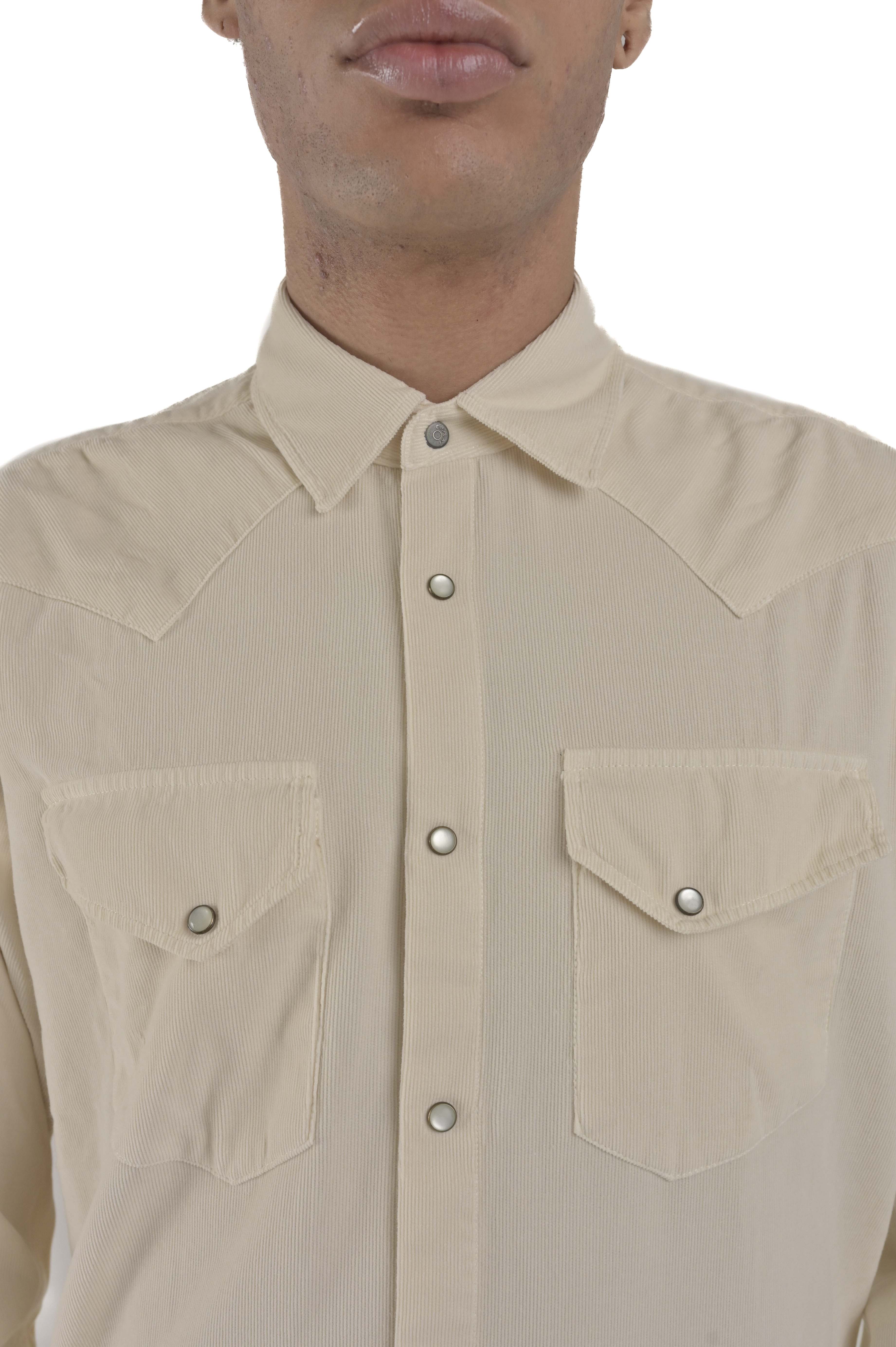 Spy Black Velvet Shirt FW24/25