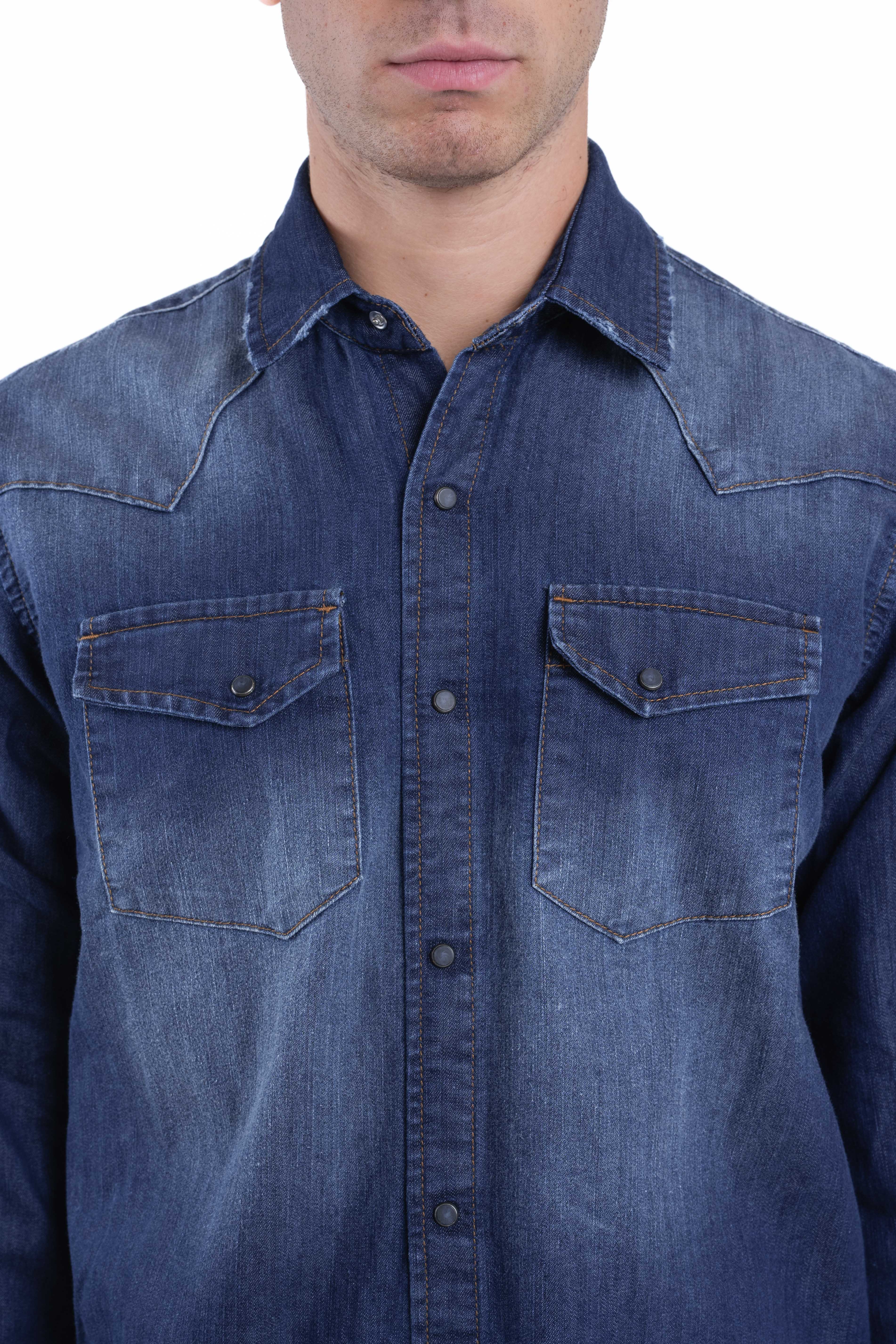 Camicia Denim regular Spy NE31