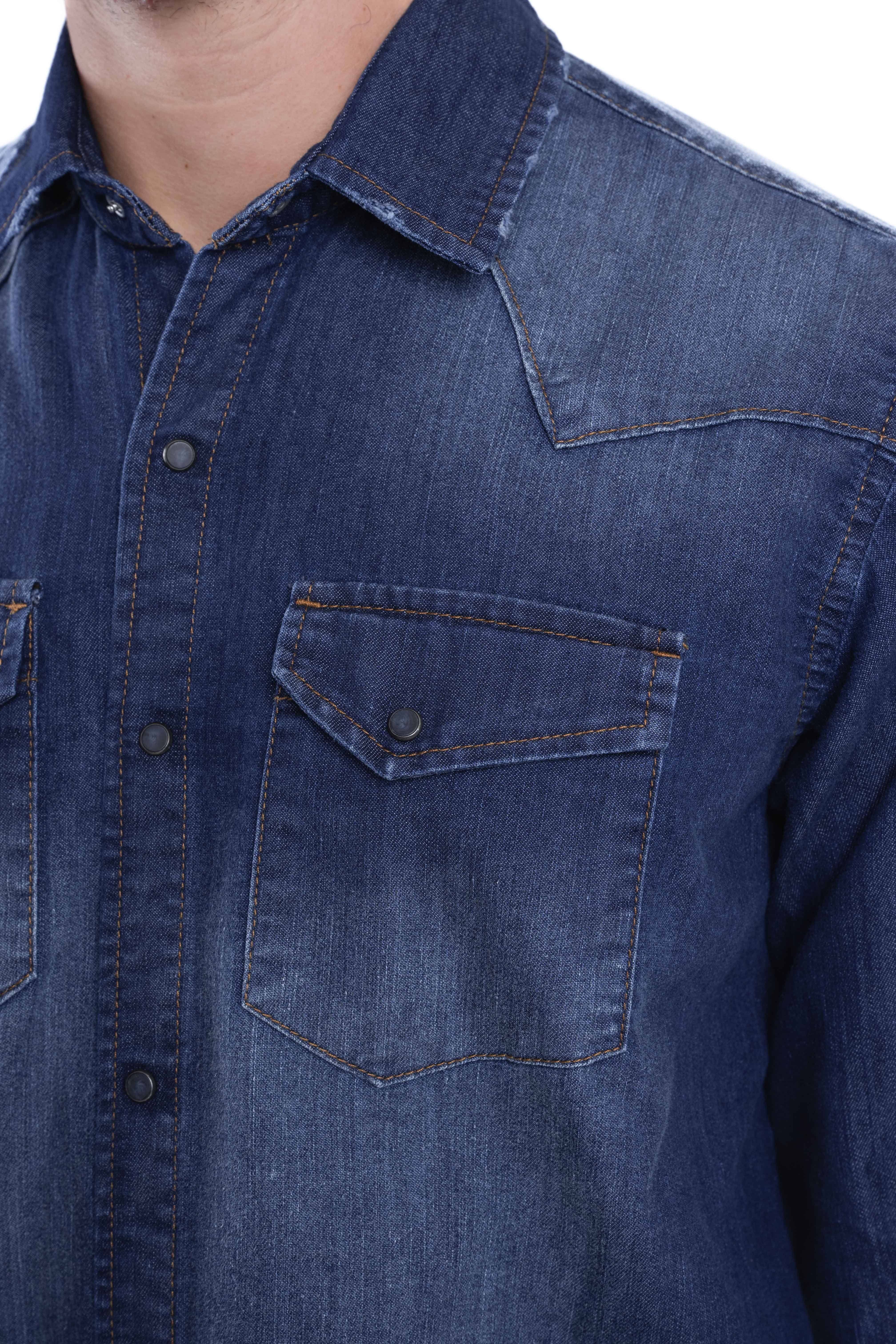 Camicia Denim regular Spy NE31