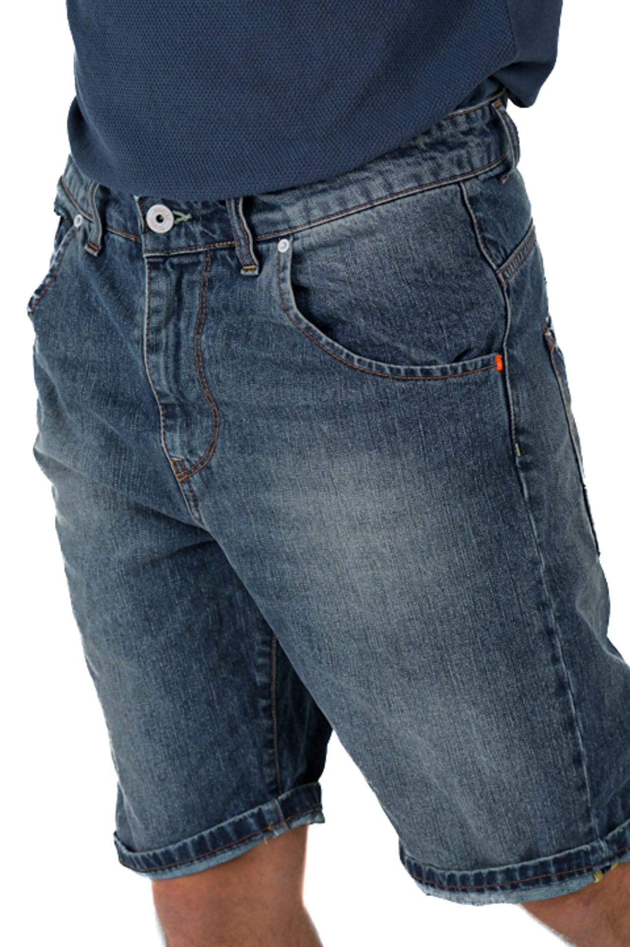 GIS Music Medium regular denim shorts