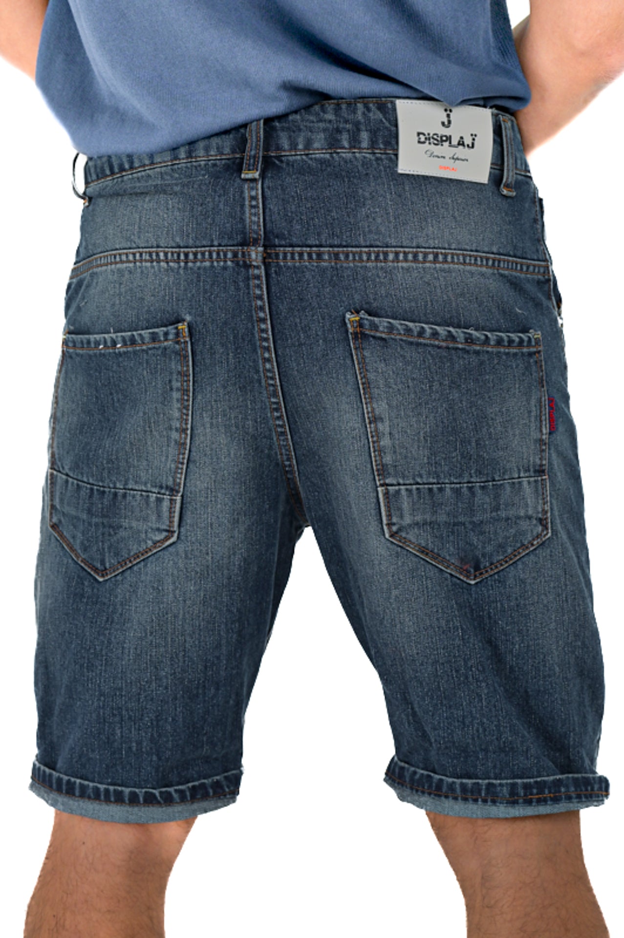 GIS Music Medium regular denim shorts