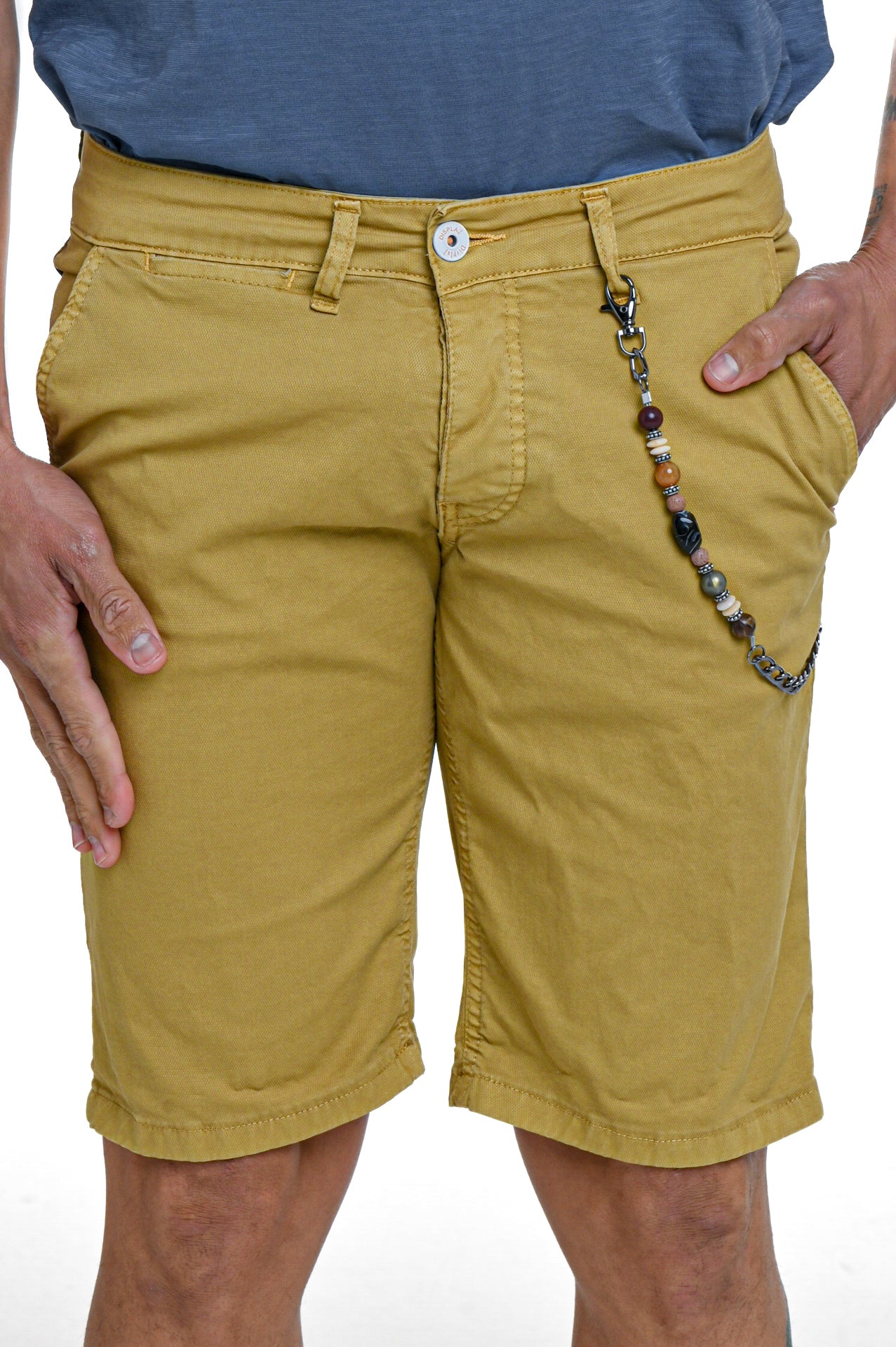 Bermuda in cotone slim Martin Maldive SS25