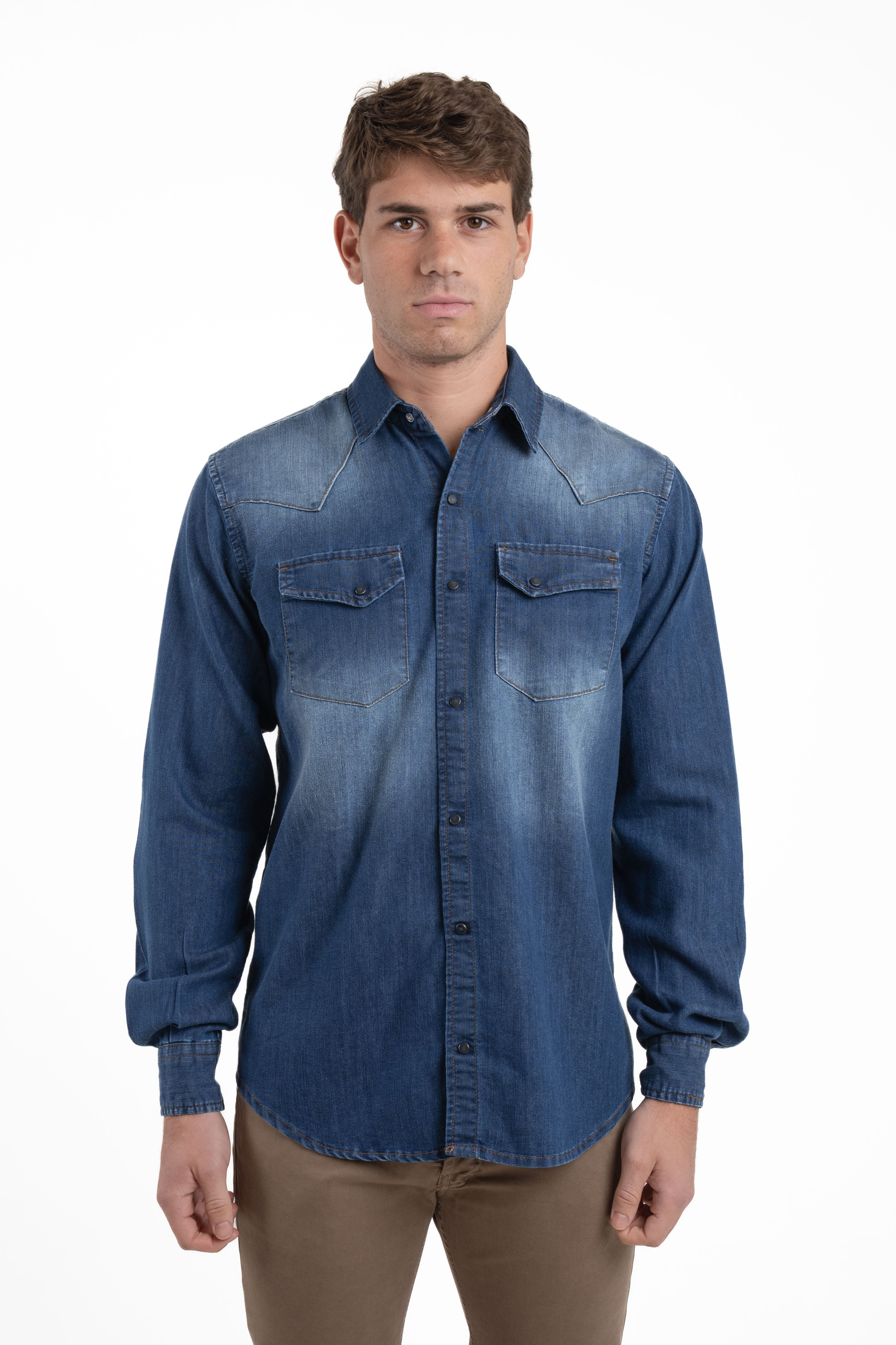 Camicia Denim regular Spy music medio
