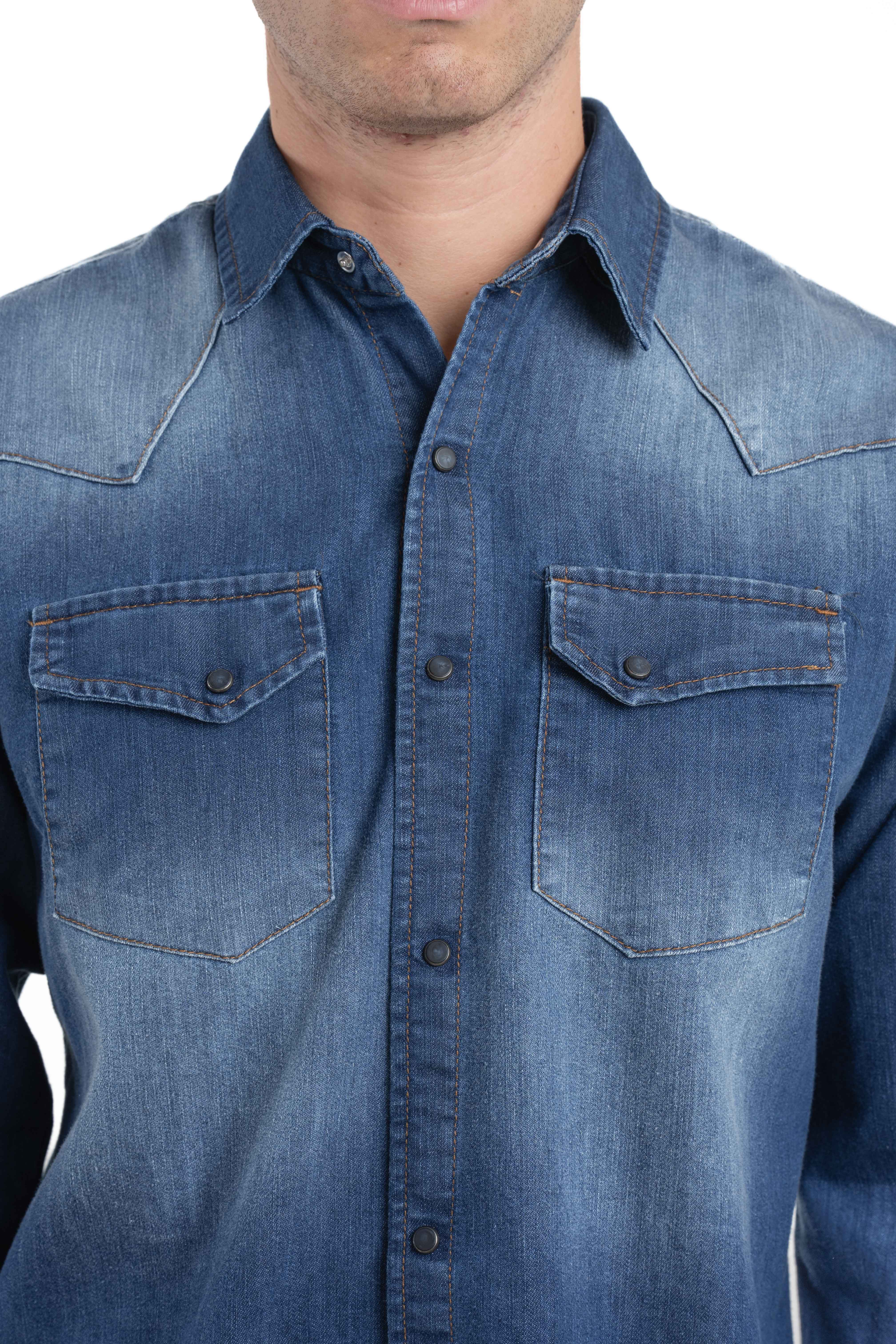 Camicia Denim regular Spy music medio