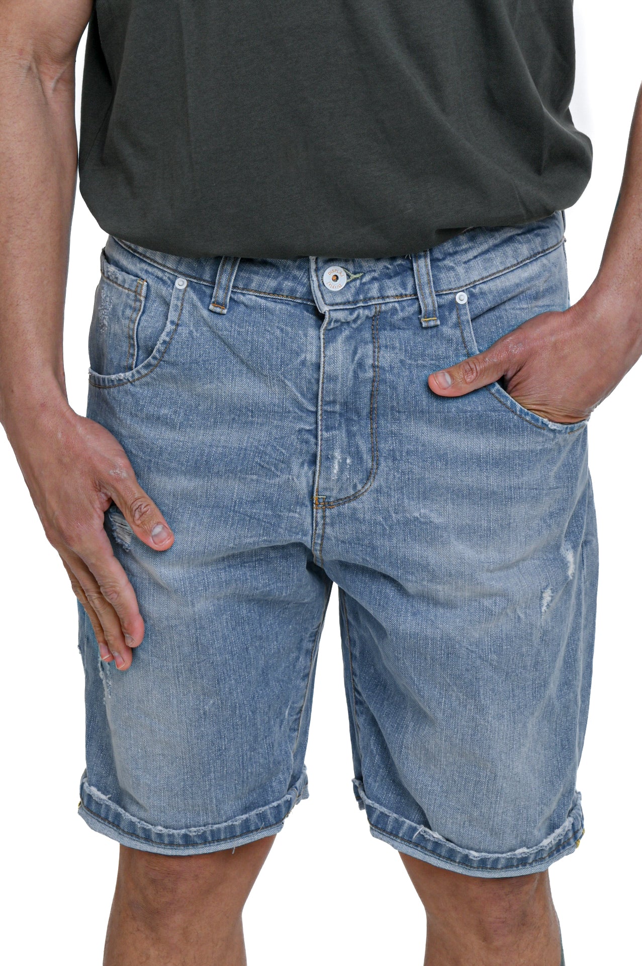 GIS PR10 SS25 regular denim shorts