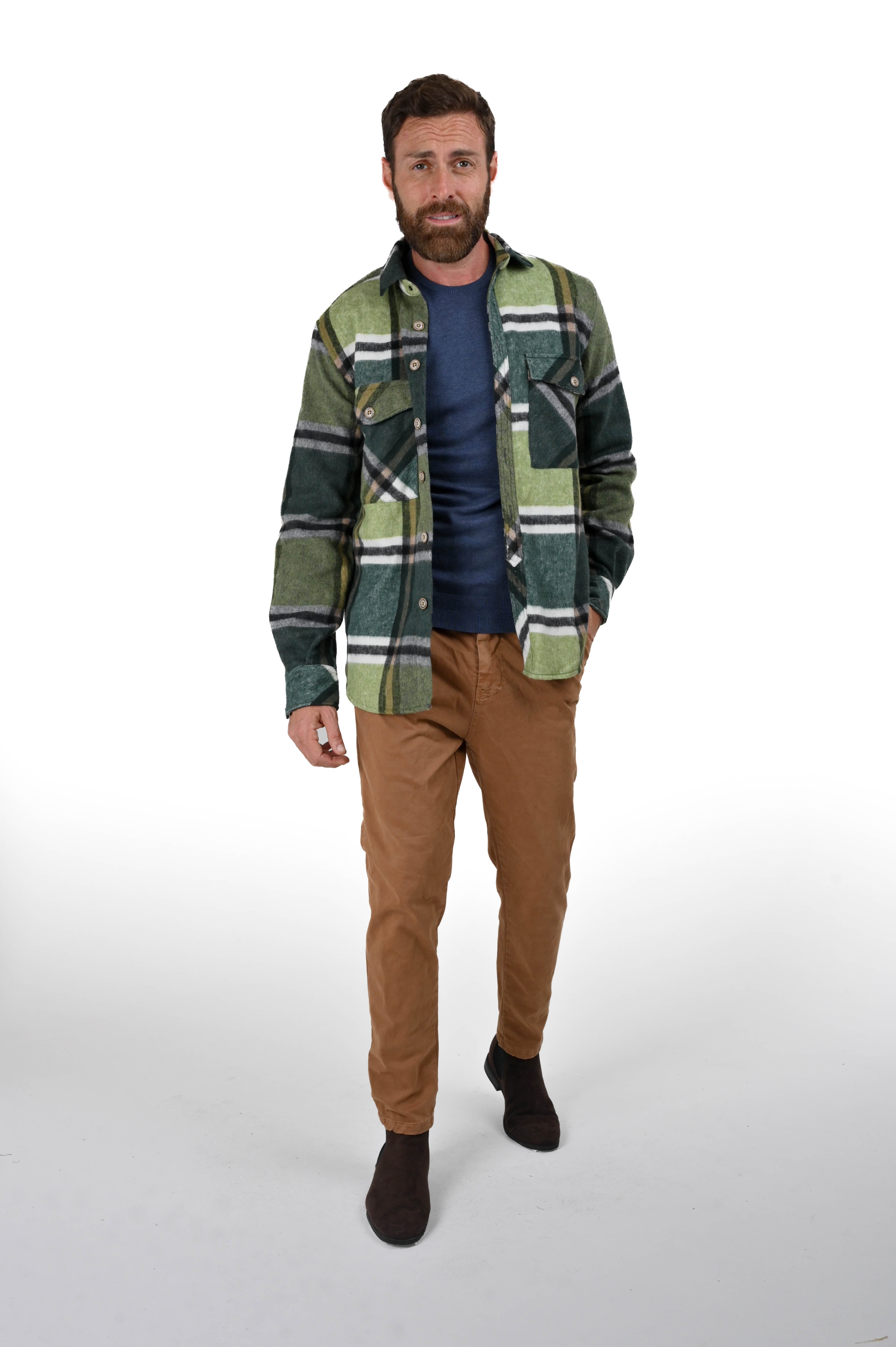 Camicia in velluto regular Under Flanella FW 23/24