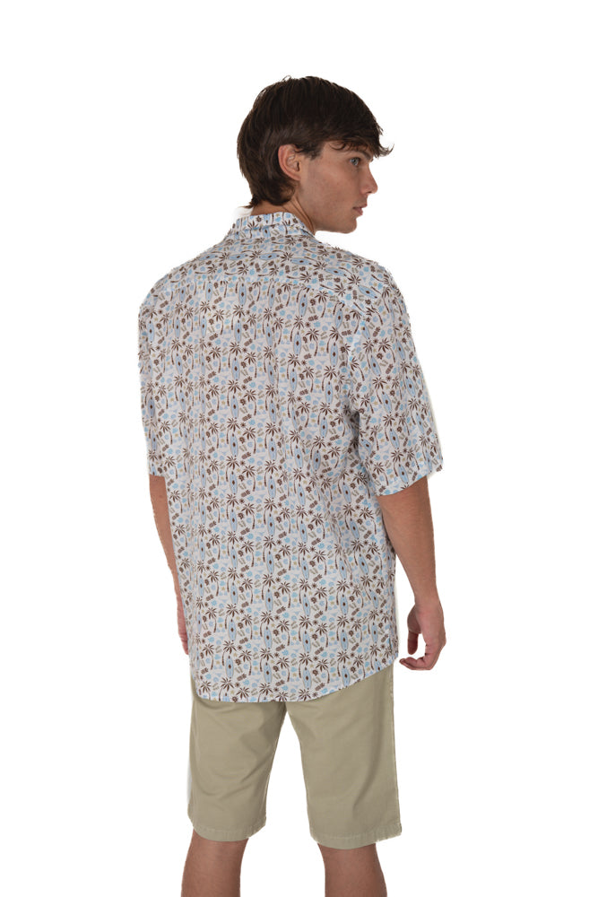 Camicia in Viscosa regular Bow fantasia 3 SS26