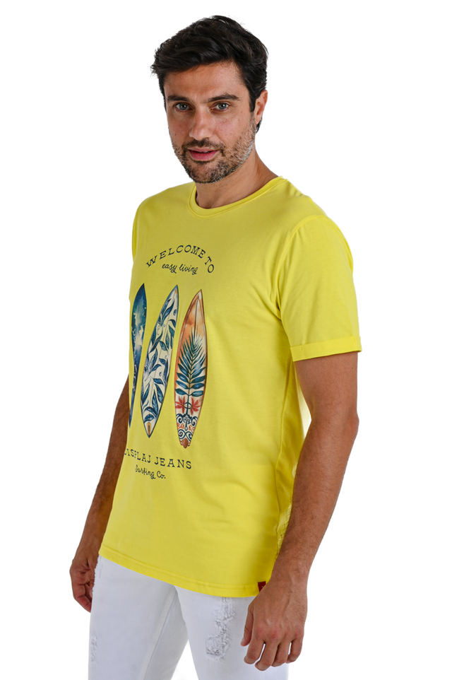 T-Shirt regular Surf Giallo SS24