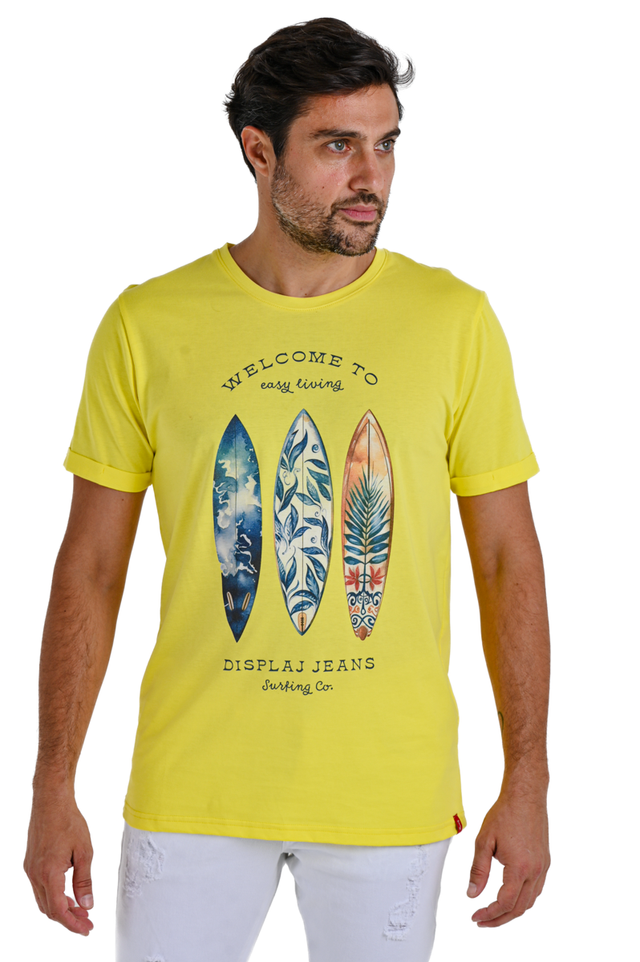 T-Shirt regular Surf Giallo SS24