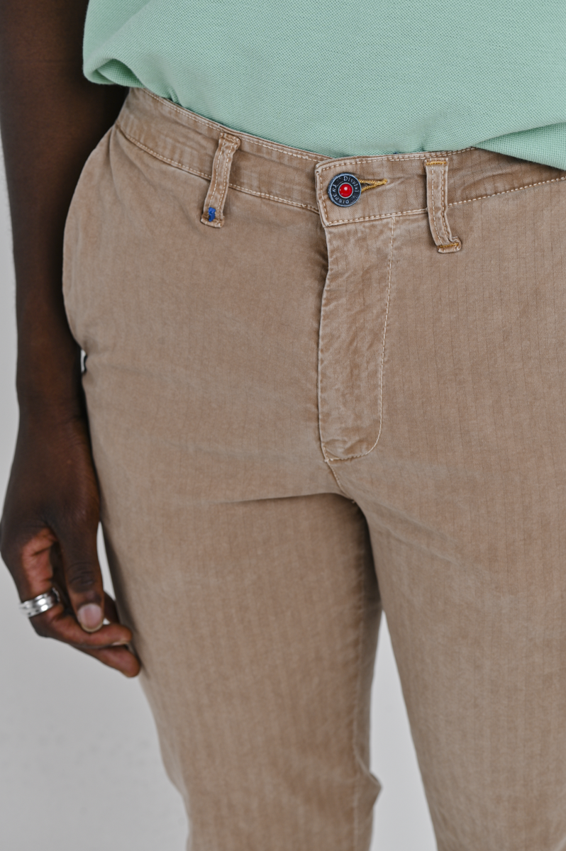 Pantaloni slim Sonic S.B. Beige SS24