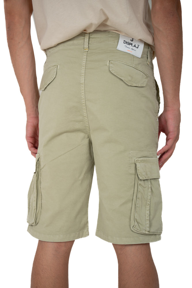 Bermuda in cotone regular Cargo salvia SS26