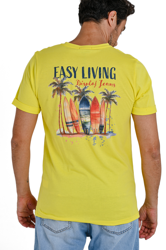 T-Shirt regular Easy Giallo SS24
