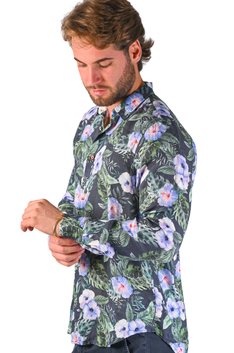 Camicia in cotone regular Low fantasia SS22