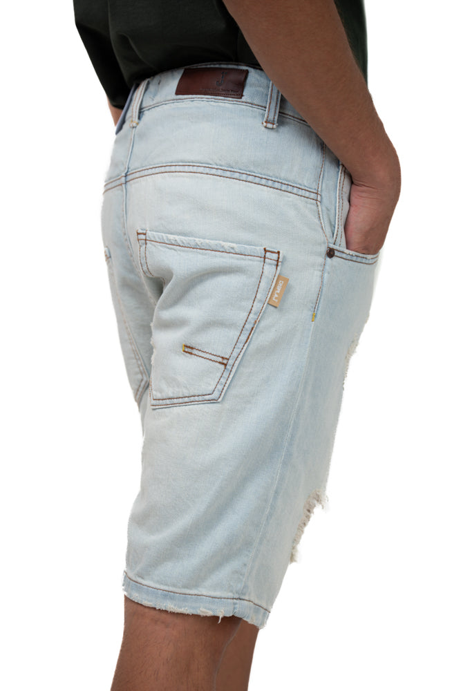 GIS Music Light regular denim shorts