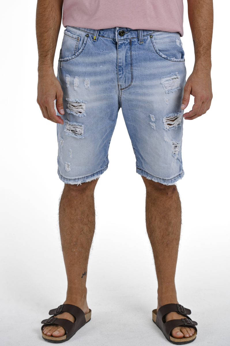 GIS PRE24 SS25 regular denim shorts