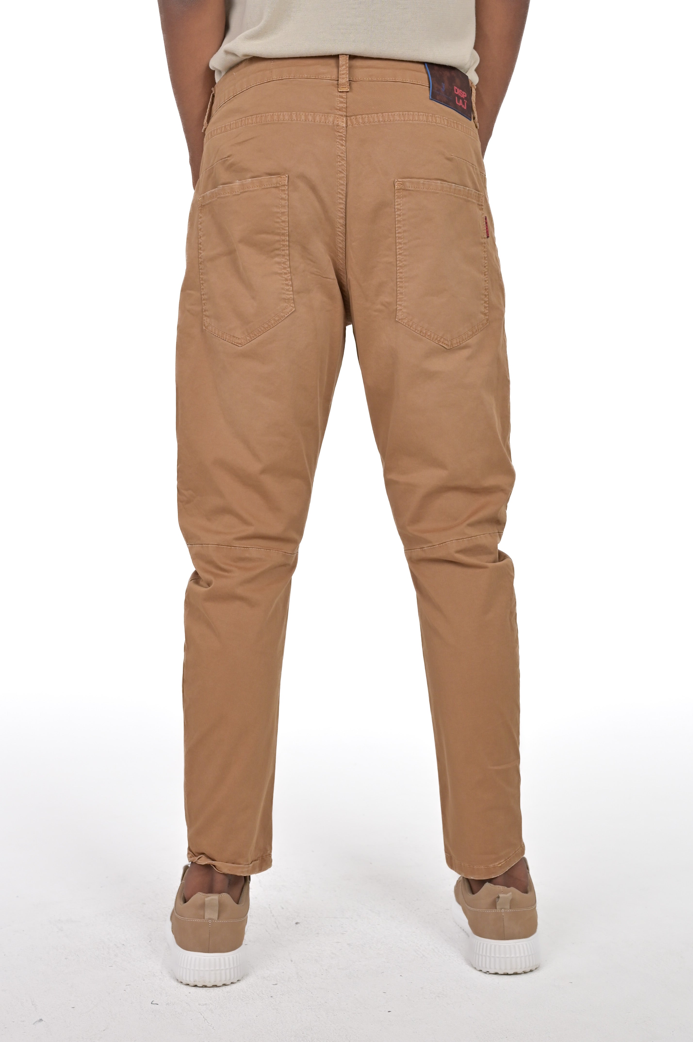 Tapered Vertigo Cotton Pants Caramel SS25