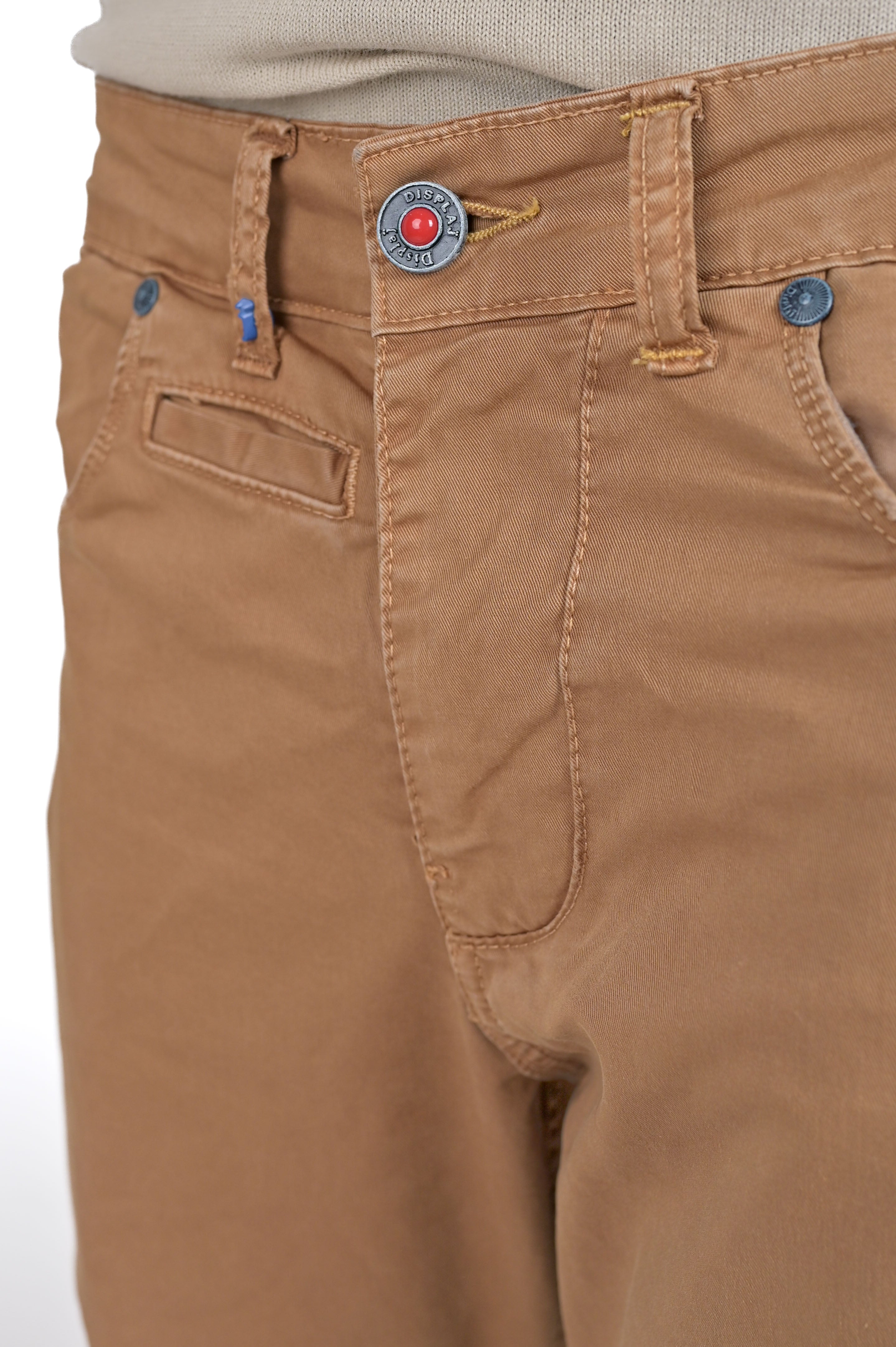 Tapered Vertigo Cotton Pants Caramel SS25