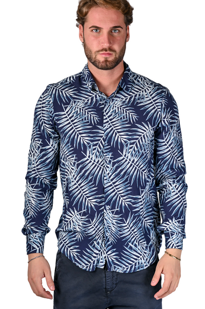 Camicia in cotone regular Low fantasia SS22