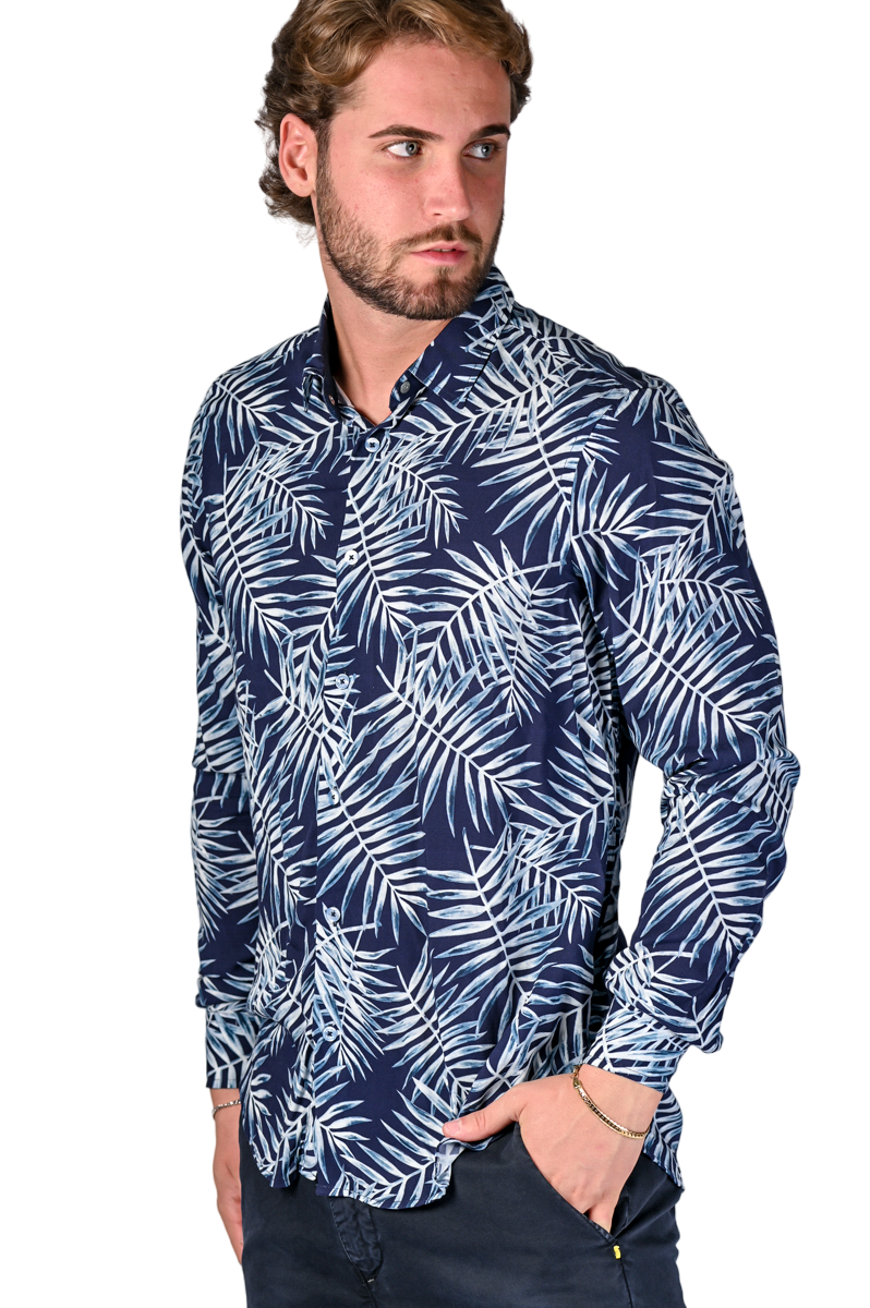 Camicia in cotone regular Low fantasia SS22