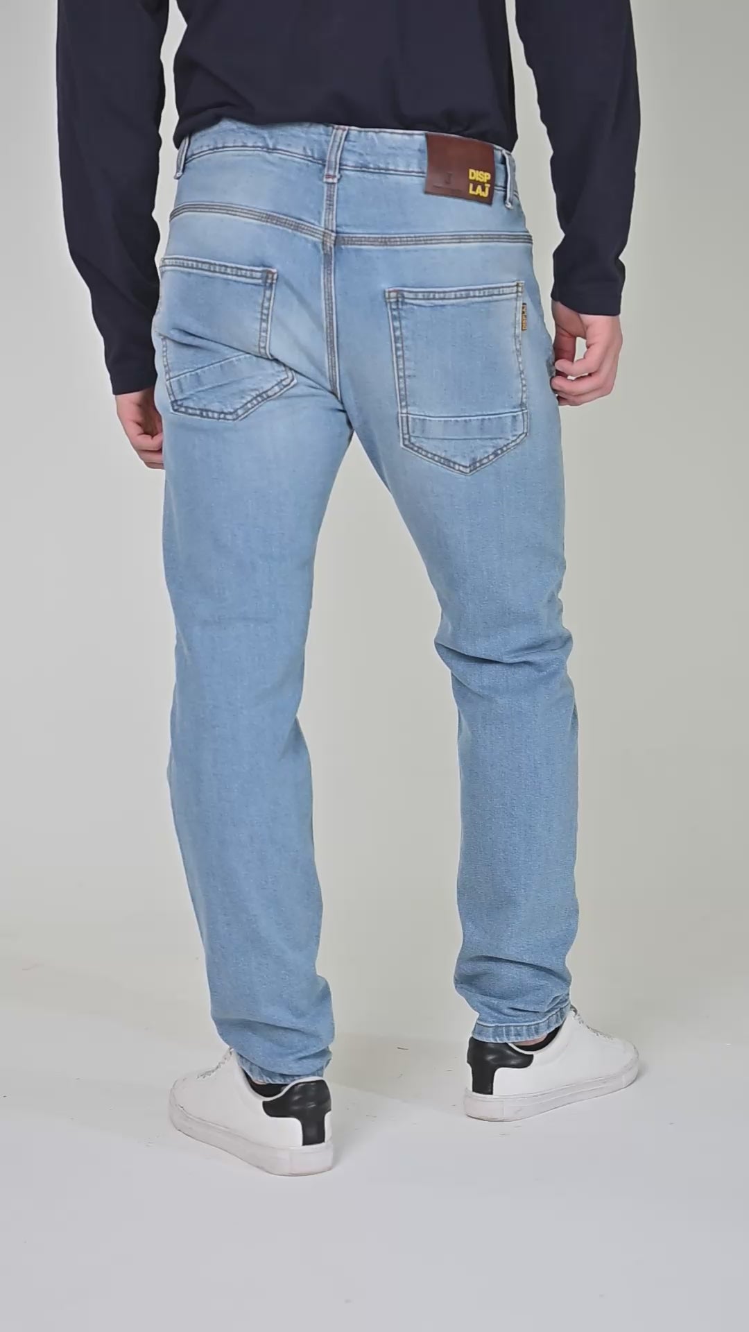 Jeans regular Kong Music Chiaro