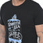 T-shirt uomo nera con stampa DPE 2313 - Displaj