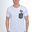 T-shirt uomo con taschino DPE 2319 vari colori - Displaj
